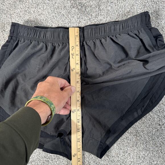 Nike Dri-FIT Tempo Running Shorts Womens XL Gray Black Lined Athletic DB4487-083 - Picture 7 of 14